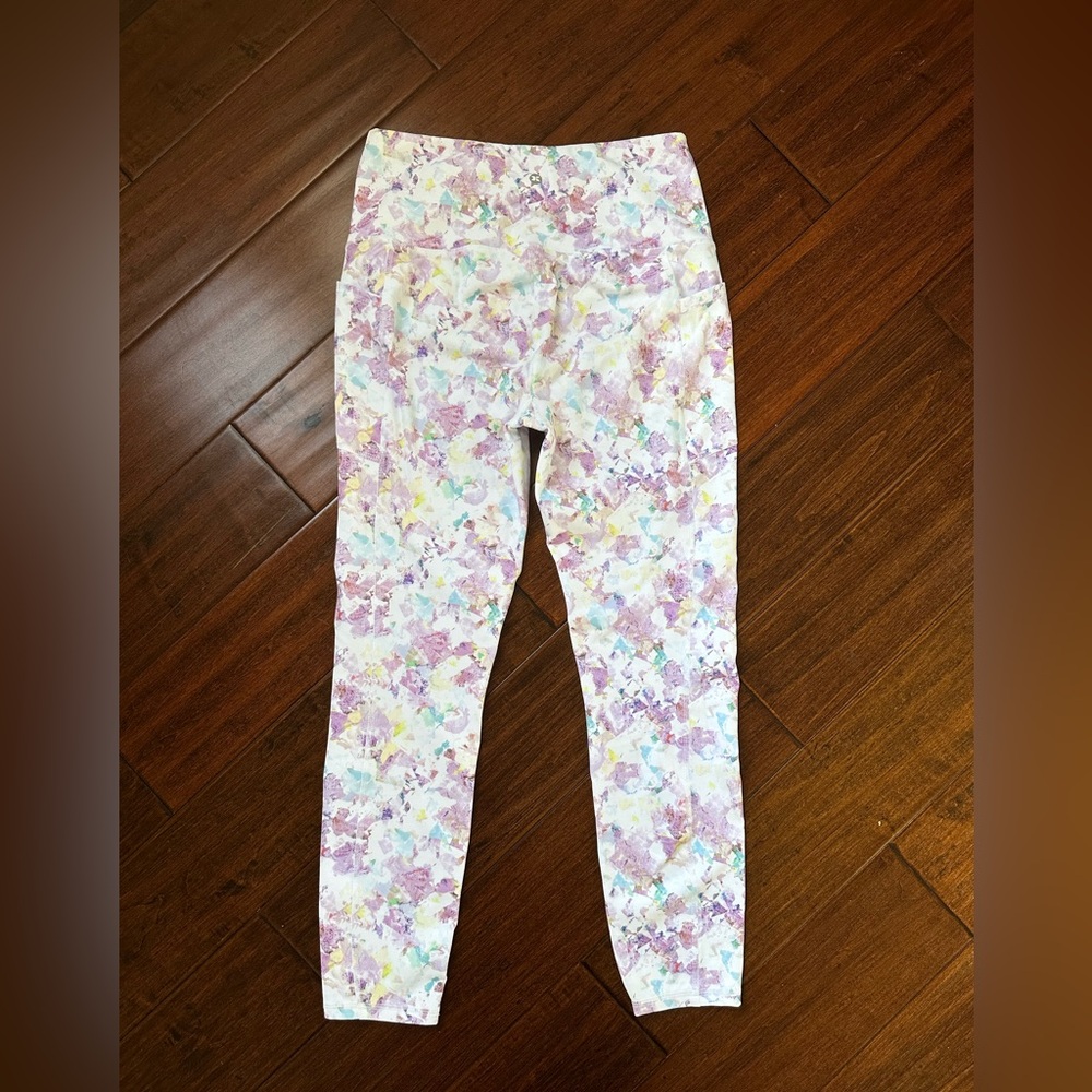 RBX Active High Waisted Mosaic Print Leggings with Pockets. - Picture 4 of 8